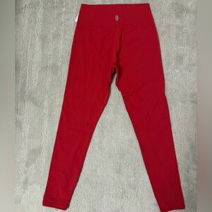 Free People Red Leggings